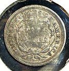 1858 Seated Liberty Half Dime Super Original Vf  Chrc