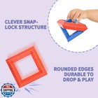 Blocks Building Toys For Toddlers 1-3 3-5  Pyramid Stacking Blocks Preschool 