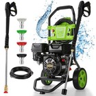 2650 Psi Gas Pressure Washer 2 4 Gpm Power Cleaner W  Pump Gun Wand 5 Nozzles Us