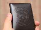 New Resident Evil S t a r s Jill Police Metal Badge With Id Wallet Holder Case