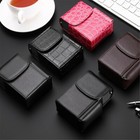 Cigarette Box Lighter Holder Tobacco Pouch Pu Leather Smoker Storage Case Box