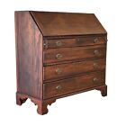 Antique Pennsylvania Federal Chippendale Walnut Slant-front Desk  Circa 1790