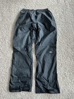 Columbia Rain Pants Womens Large Black Omni-tech Outdoor Camping Hiking