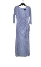 Alex Evenings Lace And Sequin Cascade Ruffle Mother Of The Bride Dress Size 6nwt