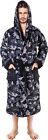 Bathrobe For Men Fleece Hooded - Plush Long Bathrobes Ultra-soft Ny Threads