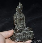 4 old Tibet Buddhism Temple Bronze Amitayus Longevity God Goddess Buddha Statue