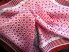Reduced  New 14  Satin 100  Silk Pocket Square  Reds  Secret Garden-u
