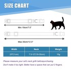 Personalized Engraved Cat Collar With Safety Breakaway Buckle