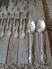 50 Piece Vintage Oneida Wordsworth Stainless Oco Glossy Usa Silverware Flatware