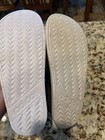 Adidas Adilette Men s Slide Sandals Us 8 Black white Hook   Loop F35416