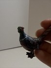 1900s Antique Austrian Vienna Miniature Painted Bronze Figure Pheasant Trinket