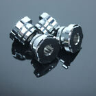 Chrome Cnc Handlebar Riser Bushings For Harley 91-17 Softail 73-86 Xl Sportster