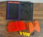 1979 Mighty Men   Monster Maker Heroes Aliens Art 18 Plates Complete Set  W box
