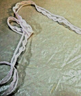 10 Yards Vintage  Mauve 1 2  Bobbin Lace trim Scalloped Edge