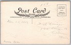 Vtg Very Merry Christmas Greetings Blue Bird Holly Wreath 1910s Old Postcard