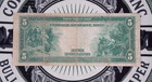 1914  5 Frn Federal Reserve Red Seal Large Note Fr 833b B6480180a Ecc c  Inc 