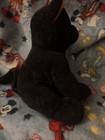 2008 Ty Pluffies  Trickery The Black   Orange Halloween Cat Kitten Plush Tylux