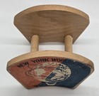 Vintage Set Of 5 Wooden Coasters From 1964-1965 New Yorks World Fair   Stand
