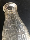 Vintage    tampa Milk Storebottle     Pint Size     Price Five Cents    Nice Bottle 