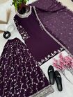 Bollywood Sharara Suit Ethnic Indian Kameez Salwar Pakistani Designer Georgette