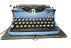 Royal Portable Typewriter Duotone Blue W  Case