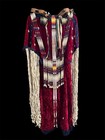 Native American Lakota Antique Powwow Dress Regalia Dance Moccasins Womens 22