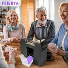 Automatic Card Shuffler 2 1 4 6 Deck battery-operated Electric Uno Poker Shuffle