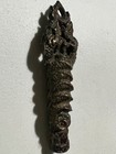Phaya Naga Serpent Wealth Rare Thai Buddha Amulet Brass Pendant 12