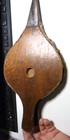 Vintage Hand Bellow Fireplace Wood Leather Fire Brass Wood Air Blower Decorative