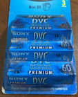 Sony Digital Video Cassette Premium Mini Dv Dvc  60 Lp-90 Dvm60prl 3 Pack New