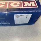 New In Box Ccm Pirouette Women   s White Ice Figure Skates Size 9
