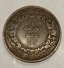 1861 New Brunswick One Cent Very Good Condition