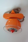 Alexander Graham Bell Vintage Northern Telecom Orange Rotary Airplane 70s Phone