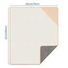 Emf Protection Silver Fiber Knitted Soft Blanket Home Bed Radiation Shielding