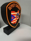 10 Inch Police  Ohio Deputy Sheriff Patch Display Collectible 10 Inch Version