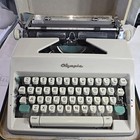 1965 Olympia Sm9 Werke Ag Wilhelmshaven Vintage Ivory Typewriter W case S2659048