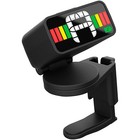 D addario Micro Rechargeable Headstock Clip-on Tuner Black