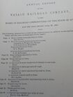 1891 Original Annual Train Report Wabash Railroad   22 Pages Of Information 