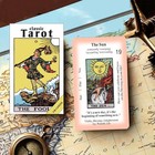 Classic Tarot Cards For Beginners With Meanings - 78 Card Deck Set White 