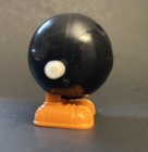 Vintage Replacement 1980s Tomy Strolling Bowling Wind Up Black Bowling Ball Rare