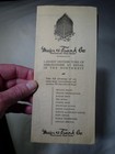 1935 Oregon Road Map Advertising Meier   Frank Co  Portland Vg