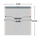 8 Gallon Trash-bags Drawstring Kitchen-garbage-bag Unscented - White Plastic    