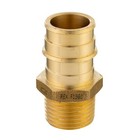 Efield 10 Pcs Pex A Pipe 1 x1  Male Npt Adapter Expansion Brass Fittings-- F1960