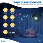 Bubzi Co Sound Machine  Portable Elephant Soother  Night Light Projector  Com   