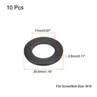 M16 Carbon Steel Flat Washer 10pcs 17x29 5x2 8mm Grade 8 8 Alloy Steel Fasteners