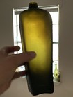 Pirate Bottle Black Glass Olive Amber Case Gin Crude Drippy Twist Lip