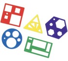 Learning Resources Primary Shapes Template Set  Geometric Shapes  Tracing Ages