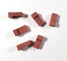 Dollhouse Brick Corners Common Red Bricks By Andi Mini Brick 1 12 Scale 125 Pcs