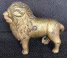 Antique Cast Iron Lion Still Penny Bank Tail On Right Ears Back Arcade Williams