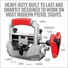 Real Avid Master Sight Pusher  front And Rear Sight Pusher Tool  Grey red